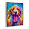 Stupell Industries Dog Is Love Swirled Pattern Floating Frame, design by Dean Russo- Evolution Collection